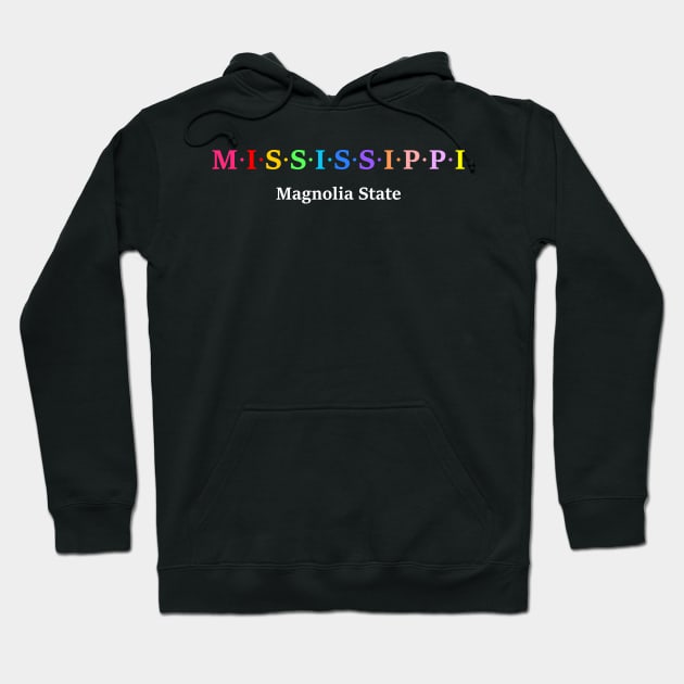 Mississippi, USA. Magnolia State Hoodie by Koolstudio